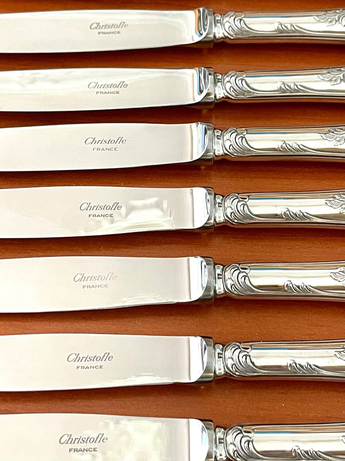 Christofle Marly, new condition, 48-piece cutlery set