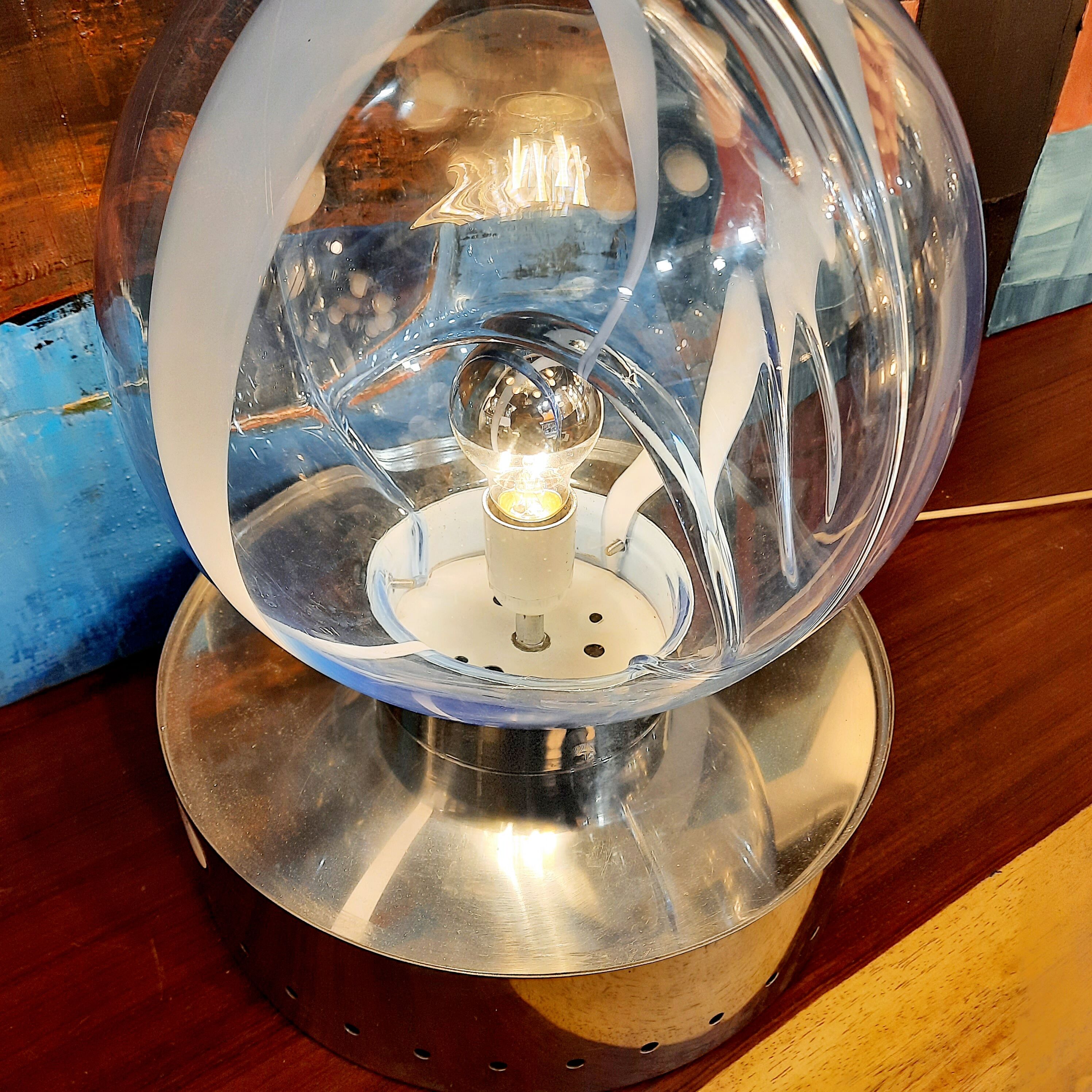 Table lamp "Membrane" by Toni Zuccheri, Venini, 1960