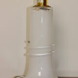 Vintage glass table lamp by Hannelore Dreutler, Studio Åhus, Sweden, 1990s.