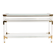 Console en laiton et plexiglas par Fabian