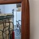 Scandinavian mirror in solid teak, Denmark circa 1970.