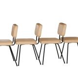 Set of 4 chairs by André Simard, Airborne, 1950