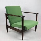 Light Green Velvet GFM-142 Armchair by Edmund Homa, 1970s