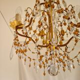 Chandelier cage with 4 lights