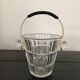 Vintage brass and wire scoubidou ice bucket