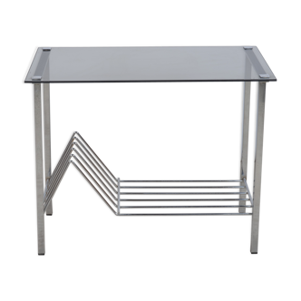 Table basse range disques