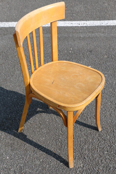 6 Baumann beech chairs