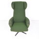Fauteuil pivotant au milieu du siècle, années 1970.