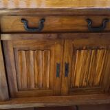 Enfilade en orme massif vintage 1950