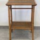Table d'appoint, desserte en bambou et bois, vintage