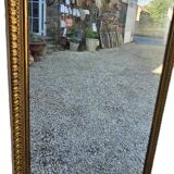 Large Antique Gilded Mirror Height 105 cm