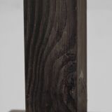 Mid-Century Swedish Wood And Iron Tall Lamp