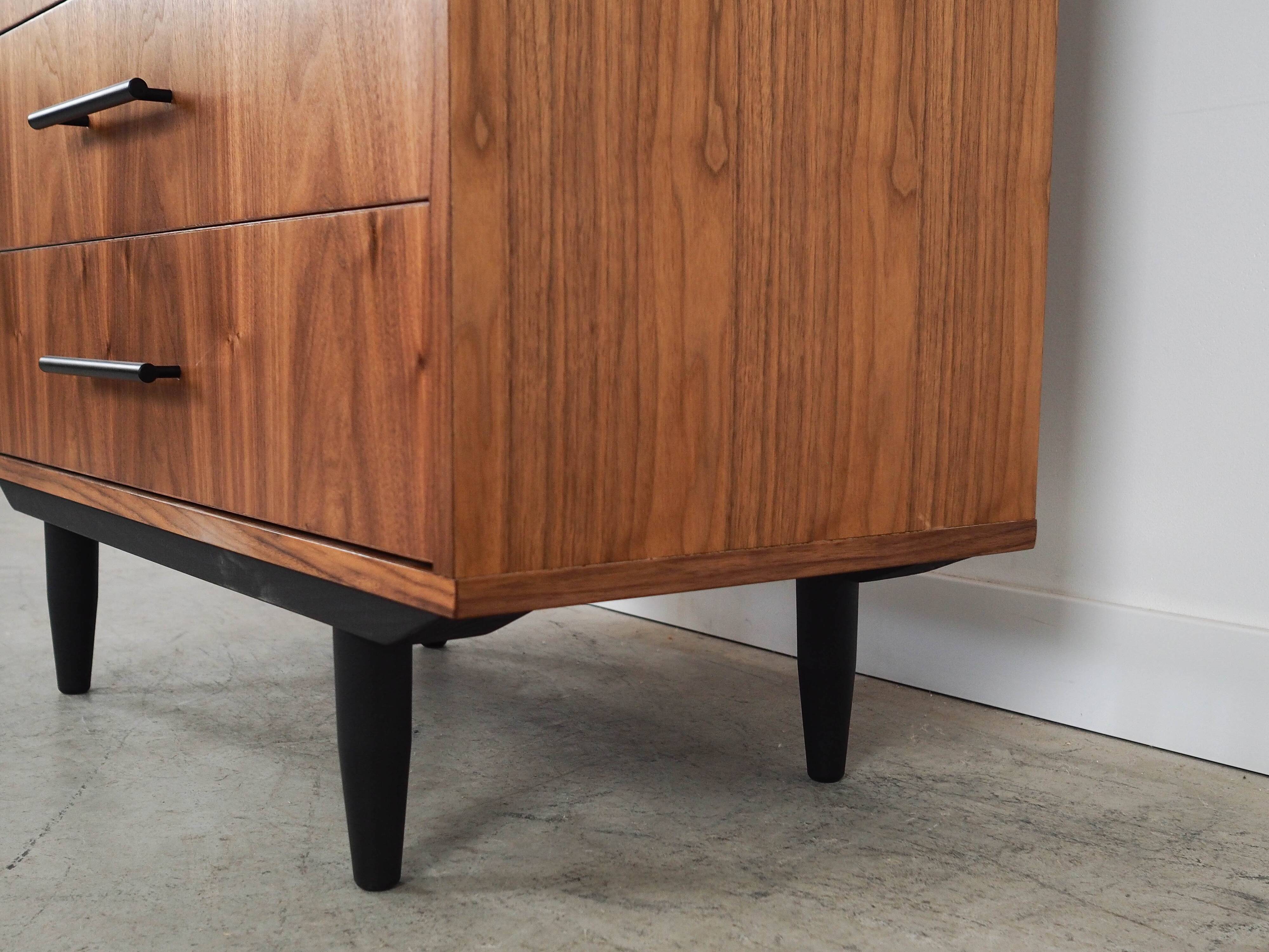 Walnut chest of drawers, Scandinavian design