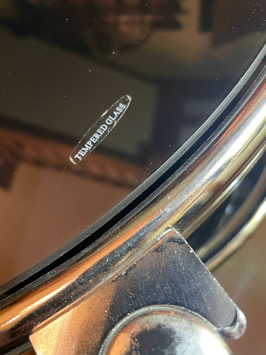 Vintage Leitmotiv Swivel coffee table in chromed metal and glass, Netherlands 1970-1980