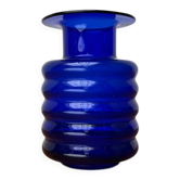 Vase En Verre Vintage Par Narita Voigt Pour Veb Glaswerk Harzkristall, RDA Est-Allemande, Années 1970