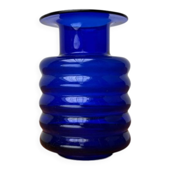 Vintage Glass Vase by Narita Voigt for VEB Glaswerk Harzkristall, GDR, 1970s