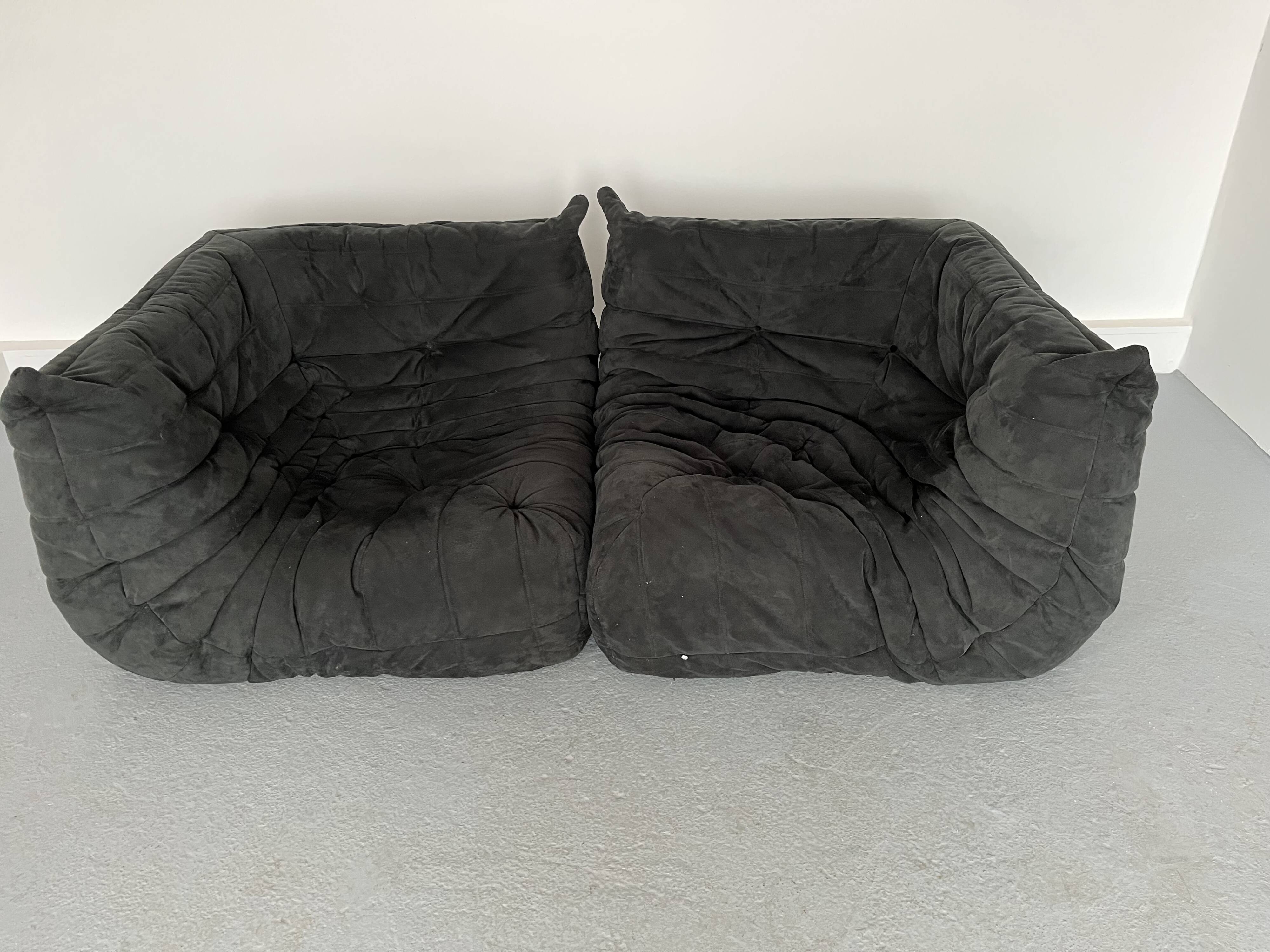 Togo Lounge Chair by Michel Ducaroy for Ligne Roset, 1980s,set of 2