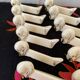 12 Art Deco ceramic knife holders