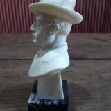 Resin bust by Puccini, marble base