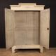 Antique lacquered and gilded Italian wardrobe in Louis XVI style from 19th century