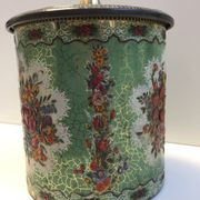 Vintage Tin Container Made in Holland 1950 Biscuit Box Candy Box