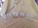 Set of 2 carafes and 4 crystal aperitif glasses from Saint-Louis.