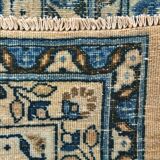 8x11 Rug For Living Room Navy Blue Antique Persian Rug, 260x343Cm