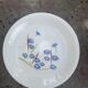 Set of 4 dessert plates Longchamp model of old bluebells.