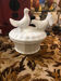 Ceramic plate with 2 doves