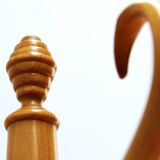 Vintage parrot coat rack