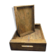 Duo de caisses en bois
