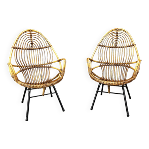 paire de chaises Mid-Century