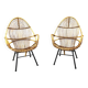 Pair of Mid-Century chairs by Rohé Noordwolde, 1960's, Netherlands