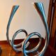Paire de bougeoirs design scandinave vintage
