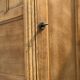 Parisian Art Deco wardrobe in raw oak, renovated.