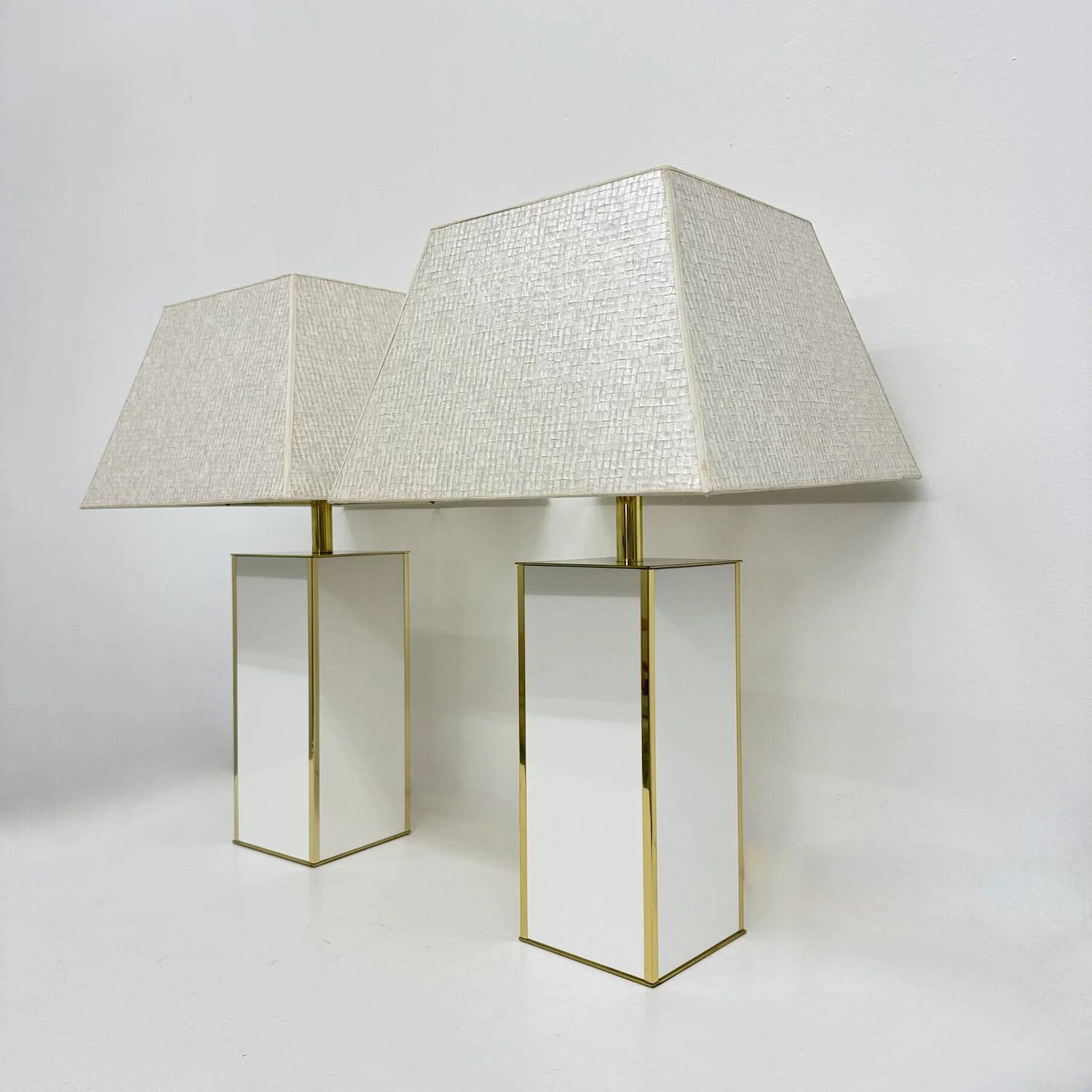 Paire de lampes de table de style Maison Jansen, années 1970