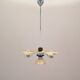 Glass chandelier, Danish design, 1970s, production: Denmark