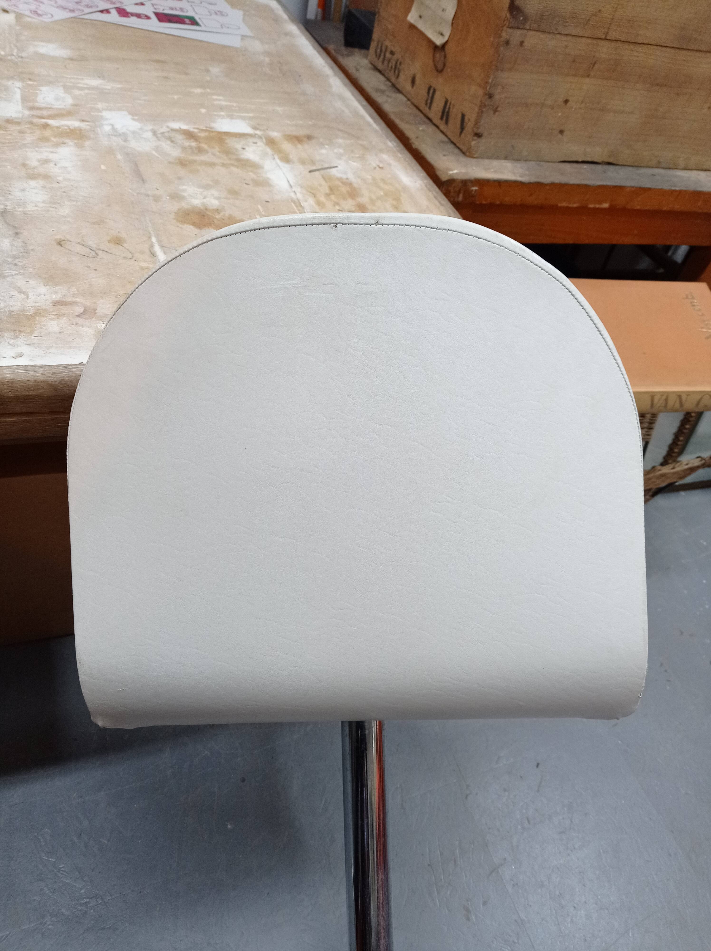 White skai chair