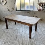Solid oak farmhouse table 185cm