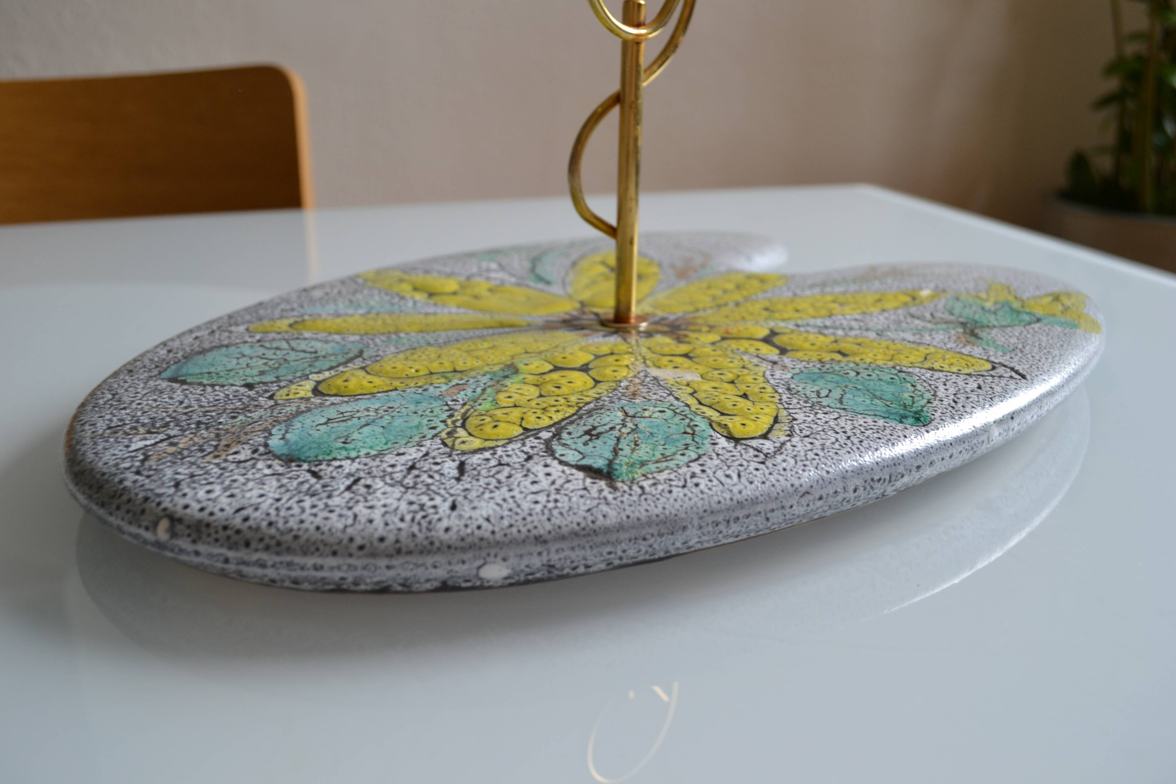 Vintage ceramic cheese board 1960