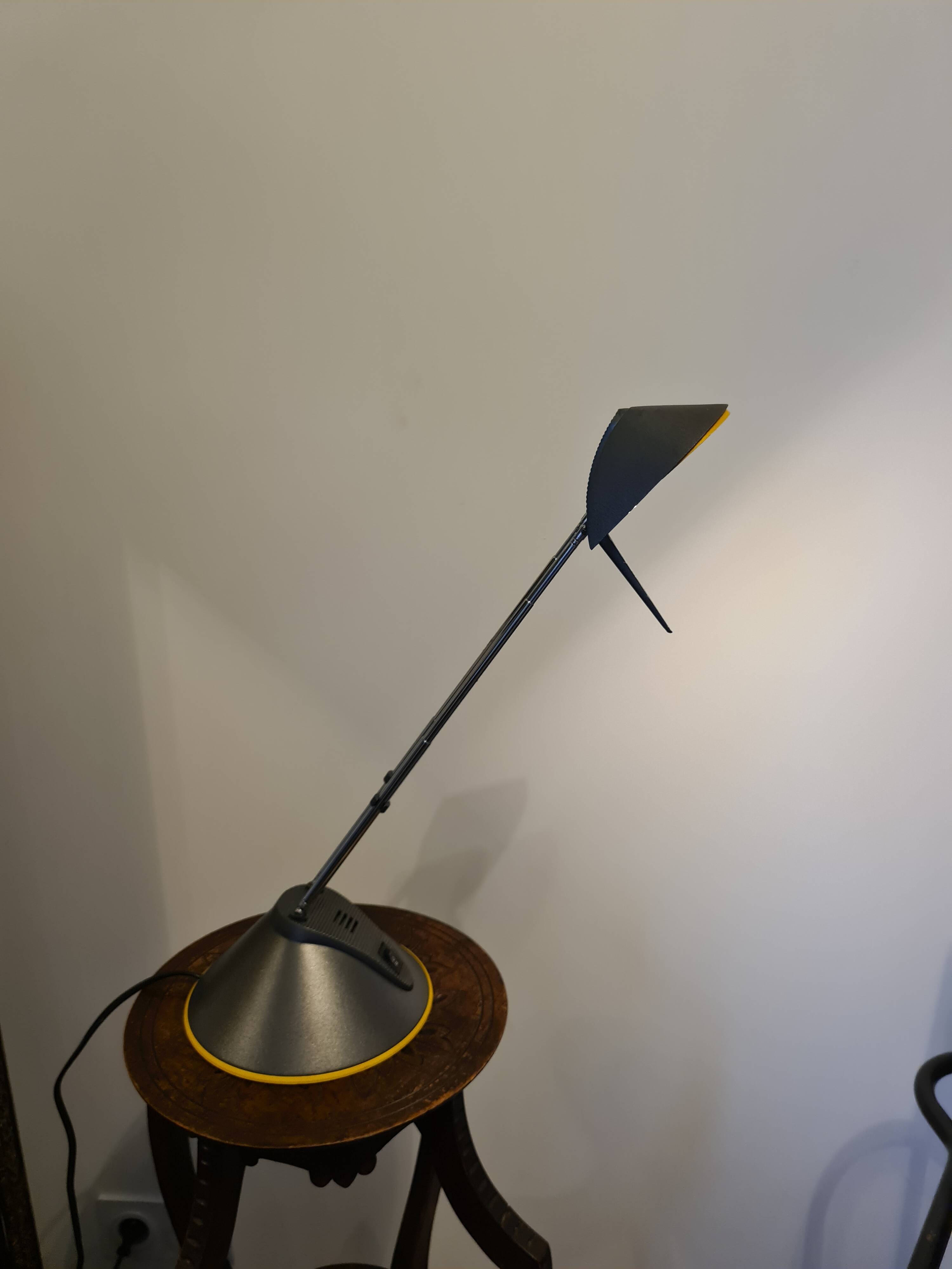 Massive design lamp – adjustable height 34 to 60 cm – vintage lighting