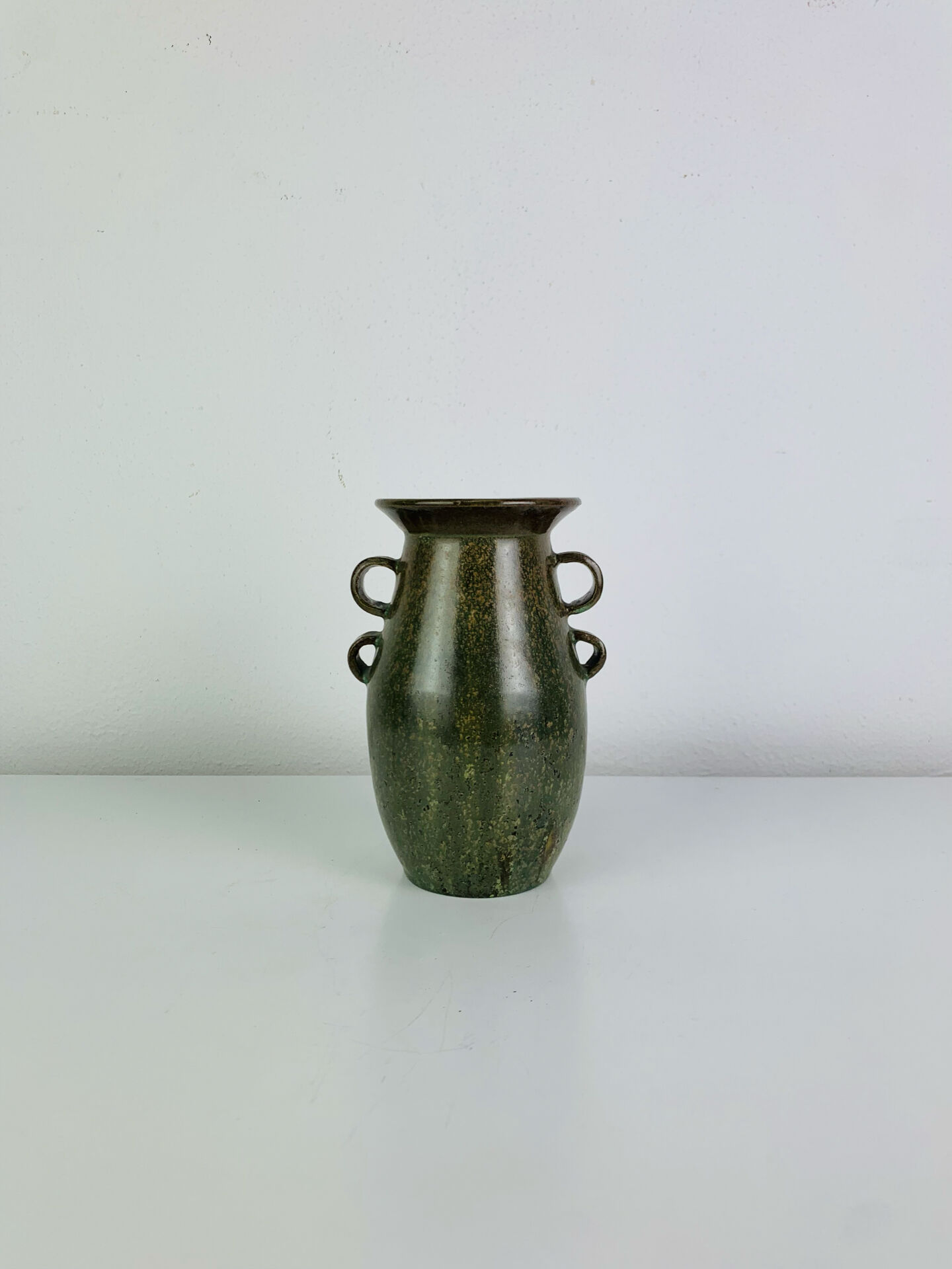 Vintage ceramic vase in Art Nouveau style