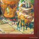 Vintage impressionist oil painting of a garden, Alexander Michael 1994.