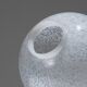 Speckled glass ball vase, 1960s