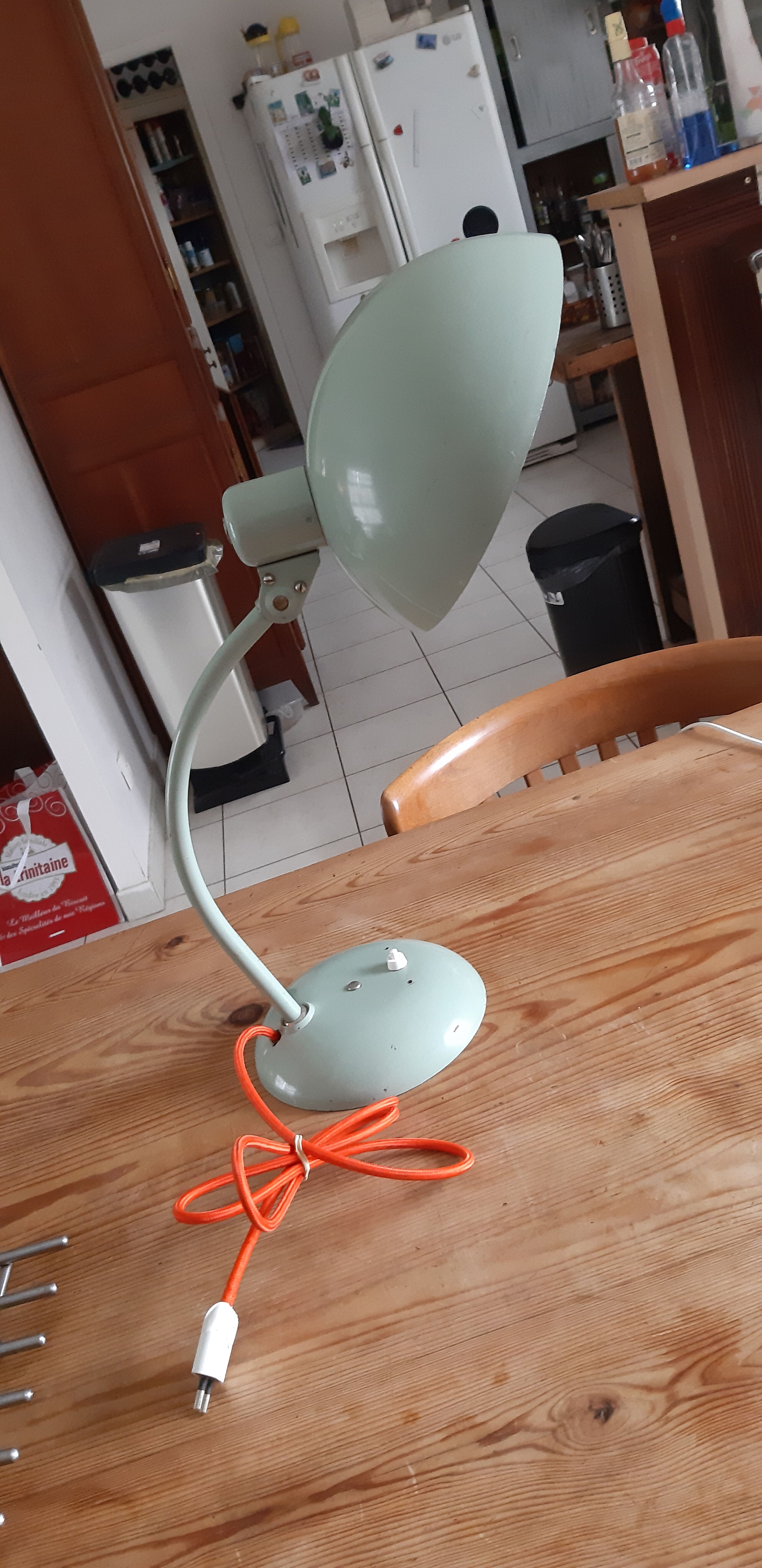 Lampe de bureau vintage des années 60