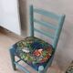 Chaise enfant restauree