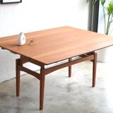 Vintage Scandinavian table with a system