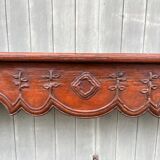 Wood fireplace