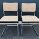 Pair of duo chairs B32 Marcel Breuer black