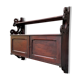 Antique mahogany wall cabinet/shelf